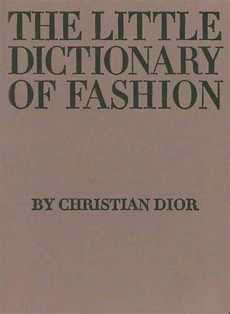 the little dictionary of fashion christian dior pdf|christian dior fashion.